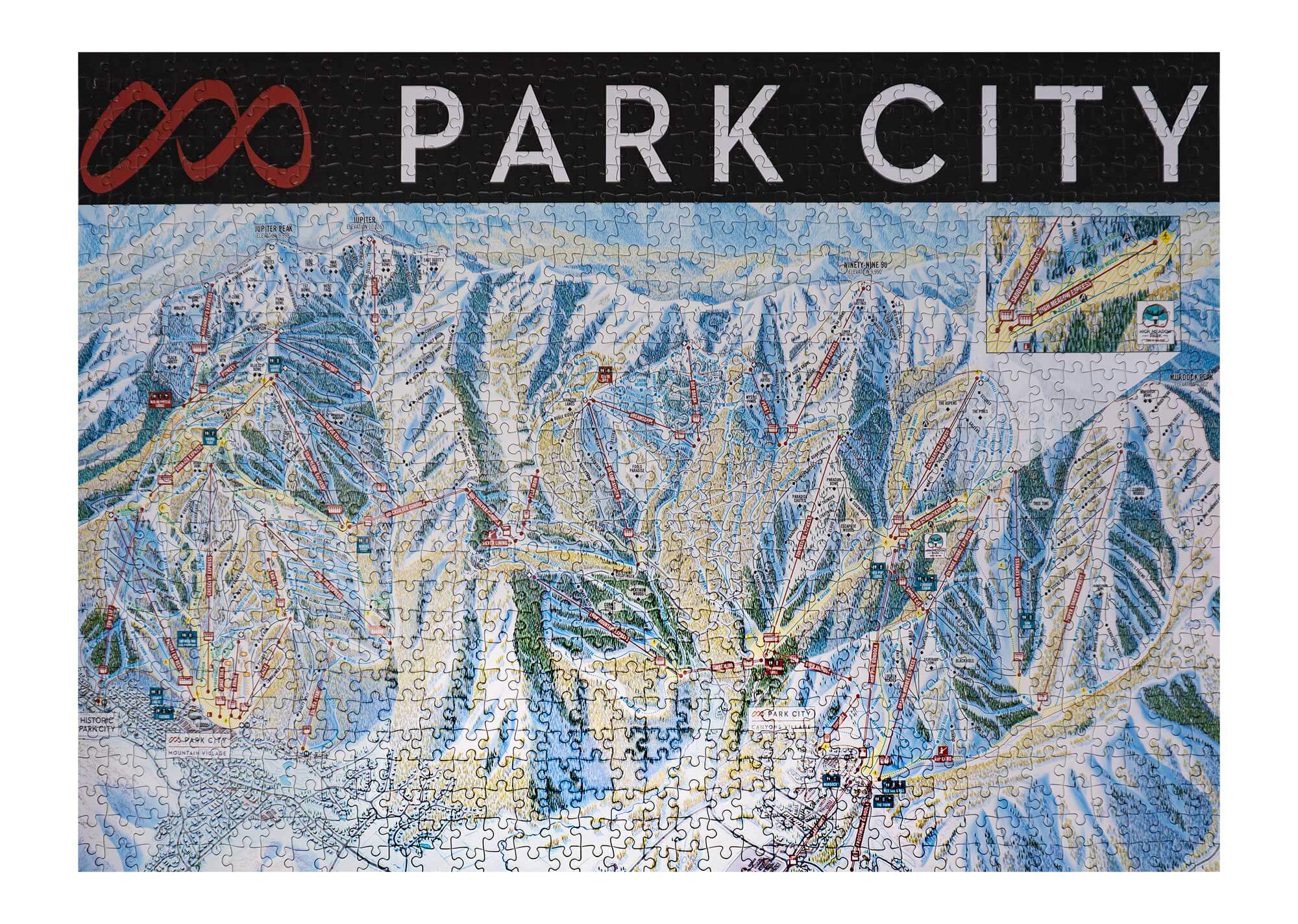 Park City Ski Resort Jigsaw Puzzle – 1000 Pieces – Mtns Co