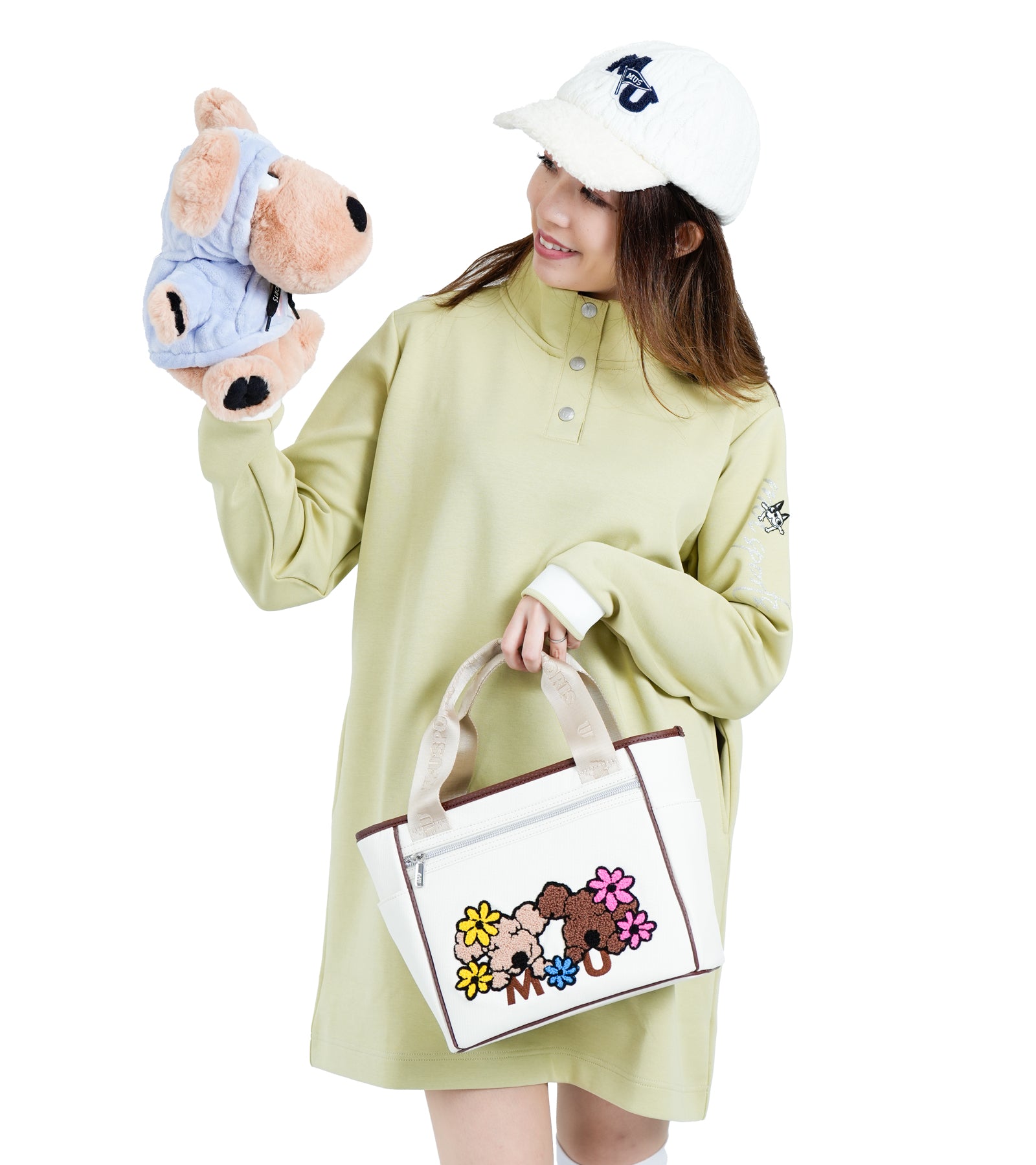 MUキャラクター立体サガラ刺繍トート型カートポーチ – M・U SPORTS