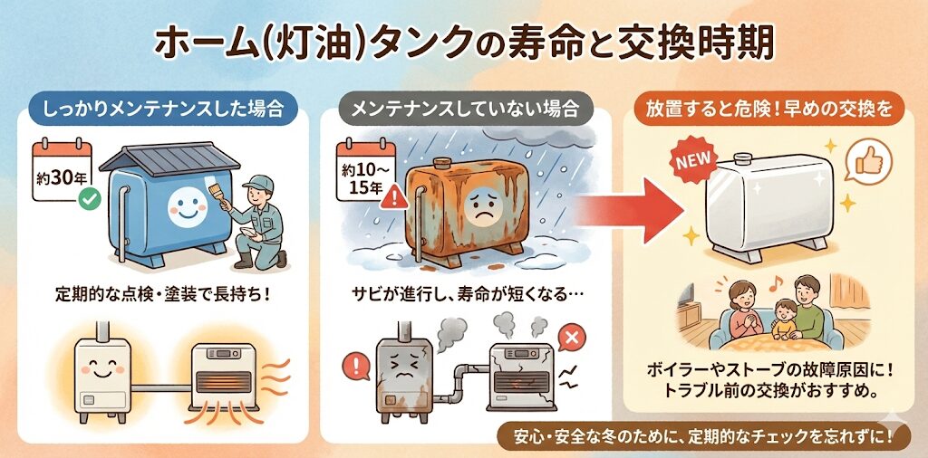 2026年版】コメリの灯油ホームタンクの交換費用は6万円台から