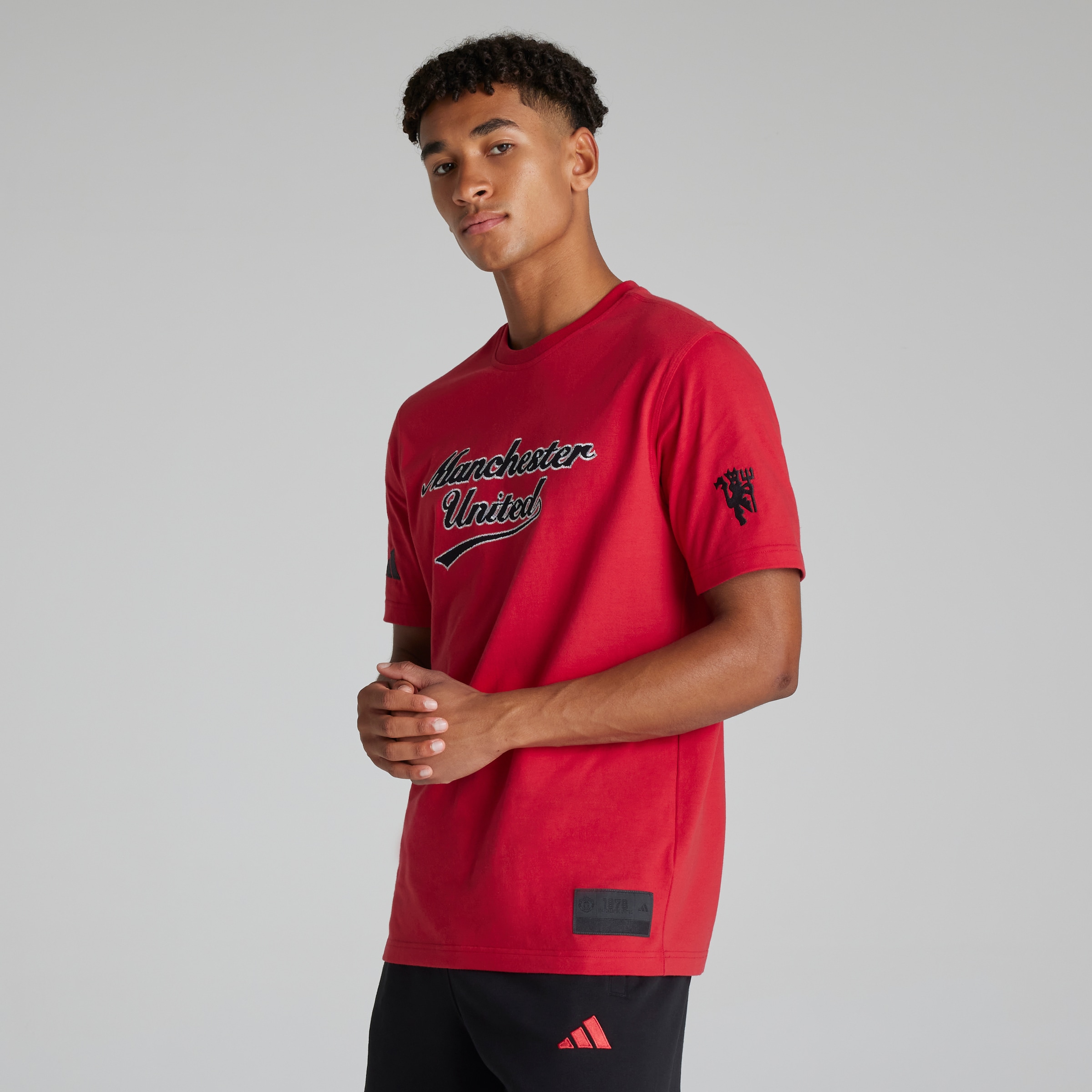 Buy Manchester United x adidas US Pack T-Shirt Red | Manchester