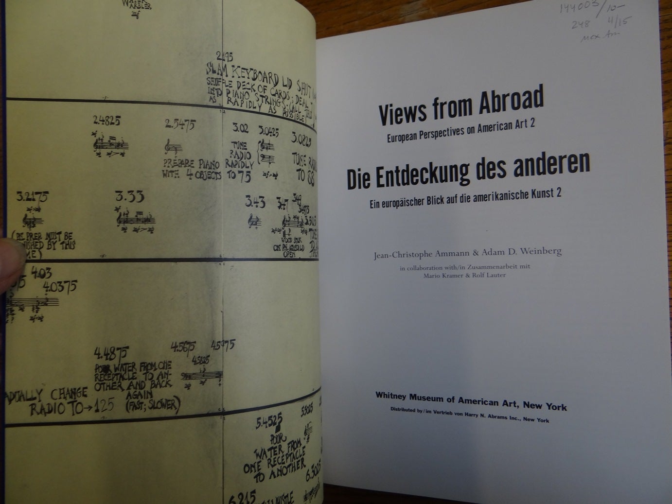 Views from Abroad: European Perspectives on American Art 2 / Die