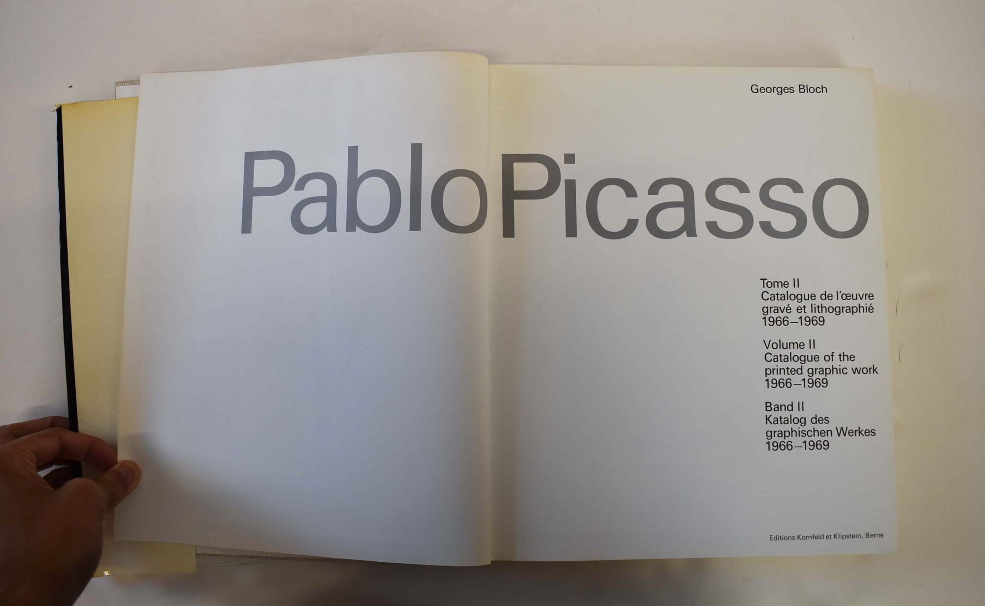 Pablo Picasso: Tome II, Catalogue de l'oeuvre grave et