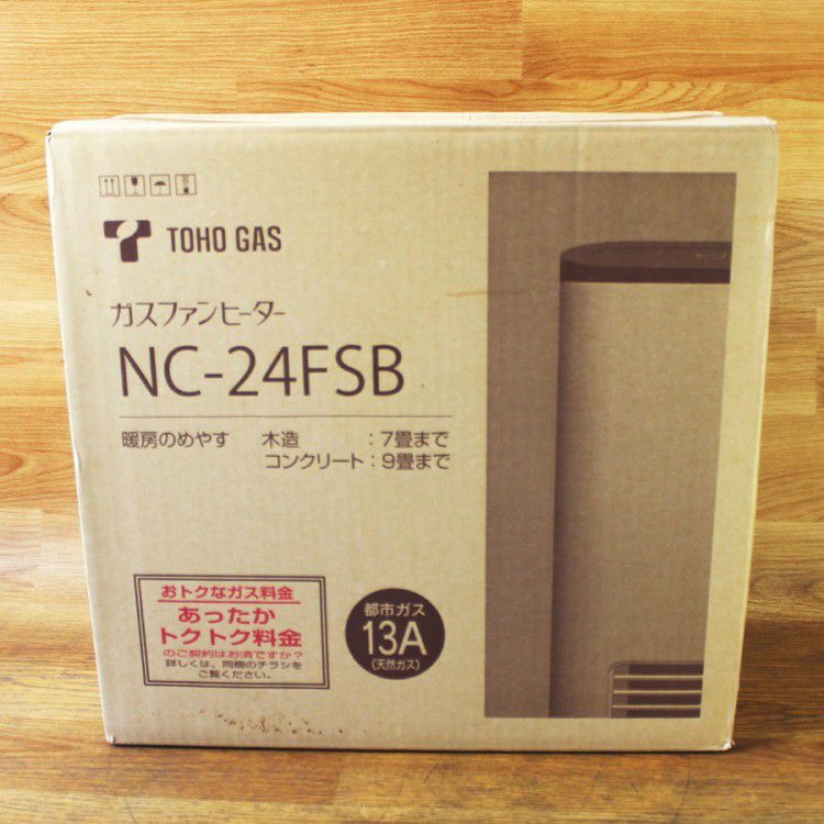 東邦ガス/TOHO GAS ガスファンヒーター NC-24FSB 都市ガス12A/13A