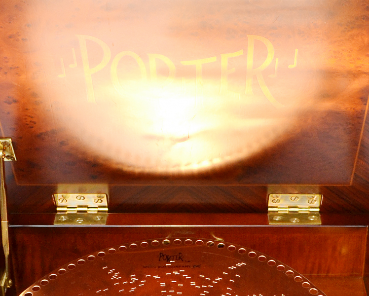 ディスク型オルゴール ポーター・ミュージック・ボックス［スワン