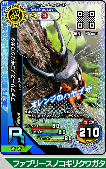 ムシキング台湾ファブリースノコギリクワガタ