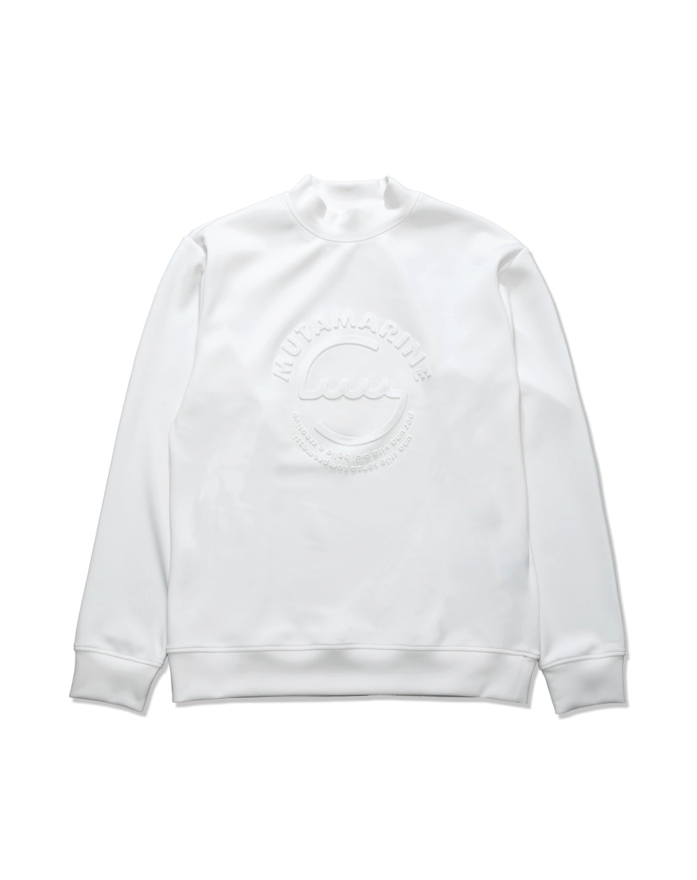 エンボス スムースダンボール モックネックプルオーバー [全3色