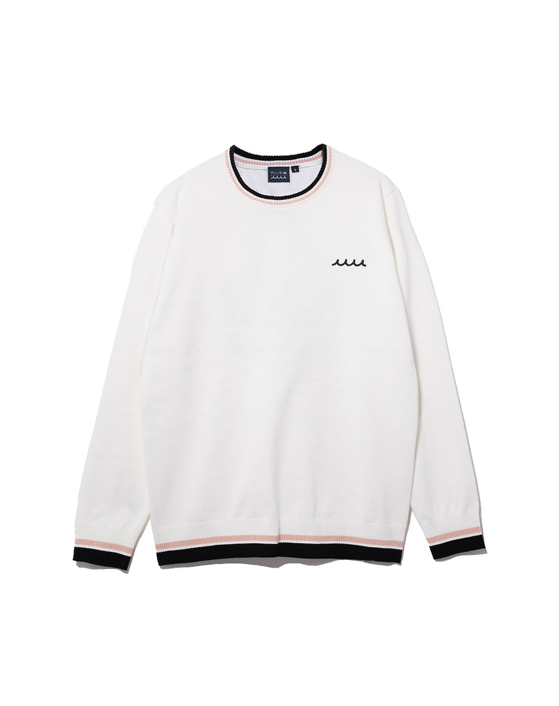 バイカラー クルーネックセーター [全3色] – muta Online Store