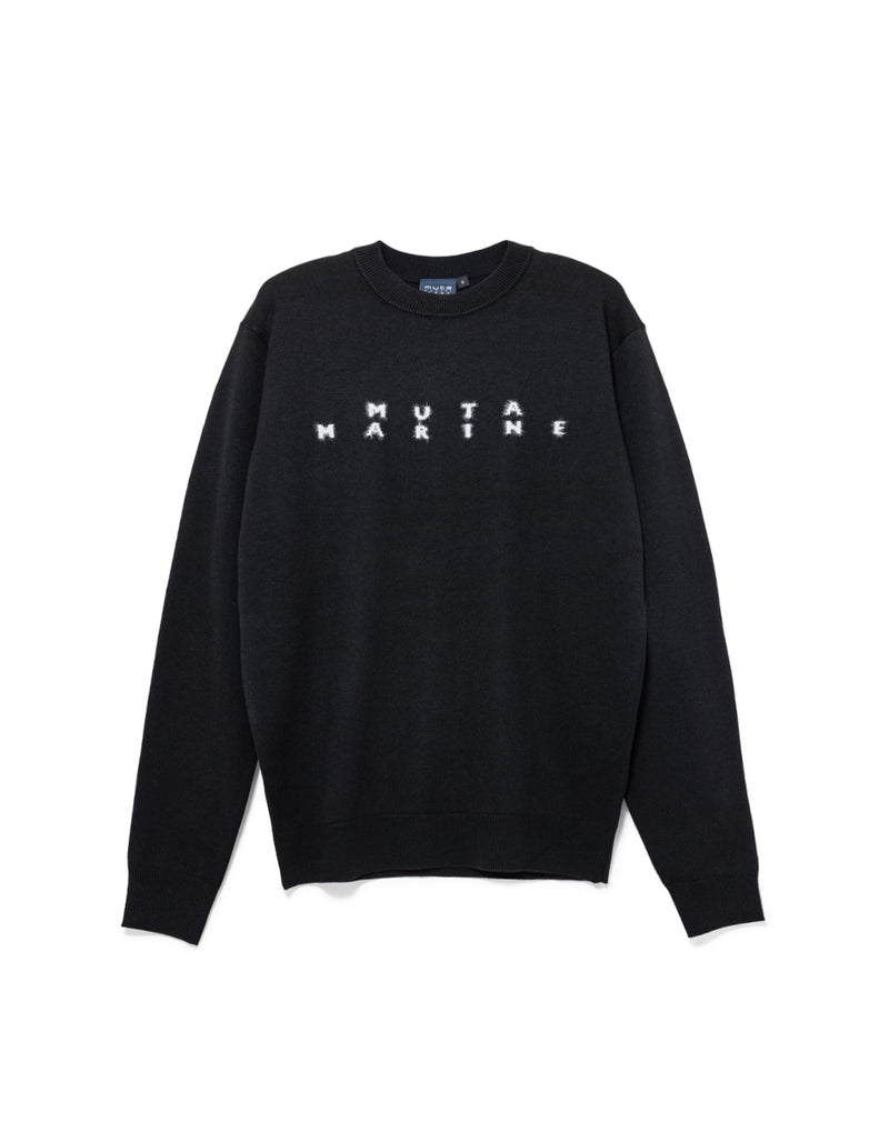 シャギーロゴ クルーネックセーター [全4色] – muta Online Store