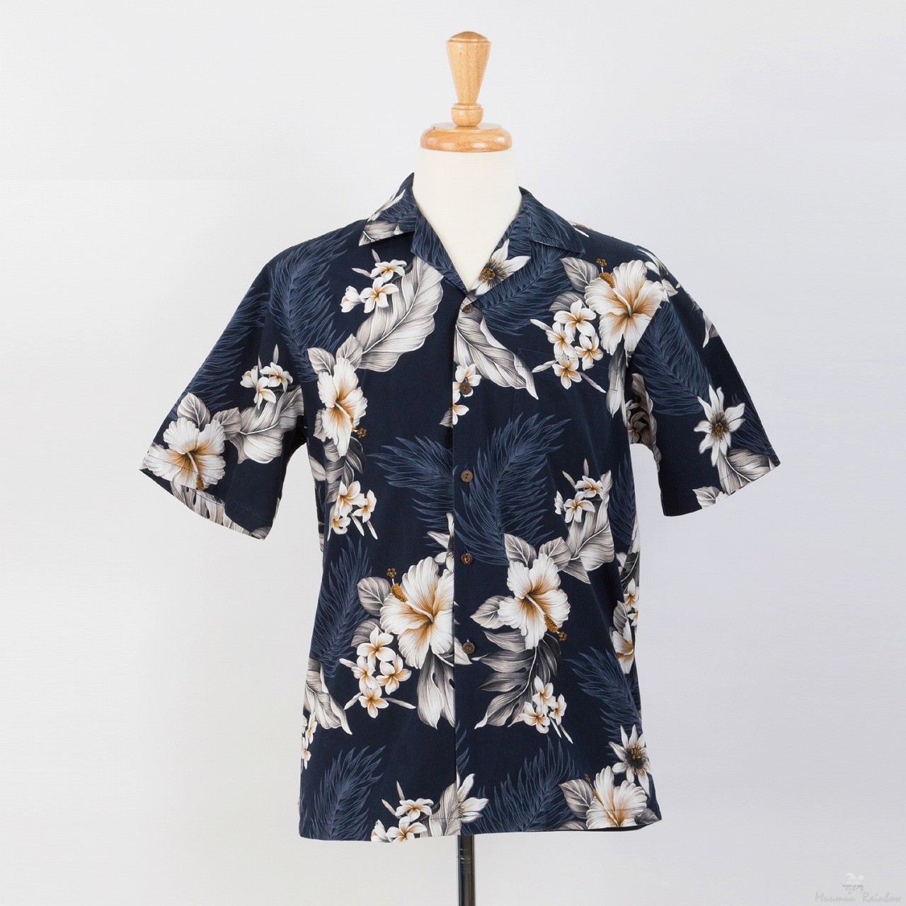 PLA2N パシフィックレジェンド・アロハシャツ・ネイビー - リゾート