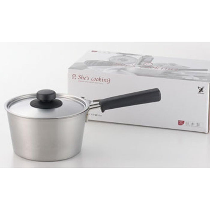 ヨシカワ 片手鍋 16cm YJ1249【IH対応・日本製】シーズ・クッキング