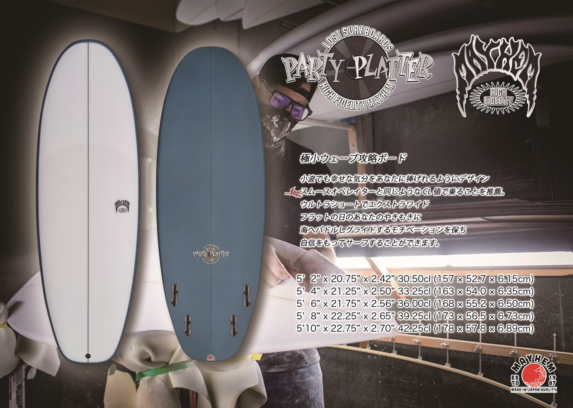 LOST-ロストサーフボード2025 | 最新人気モデル～JAPAN MADE