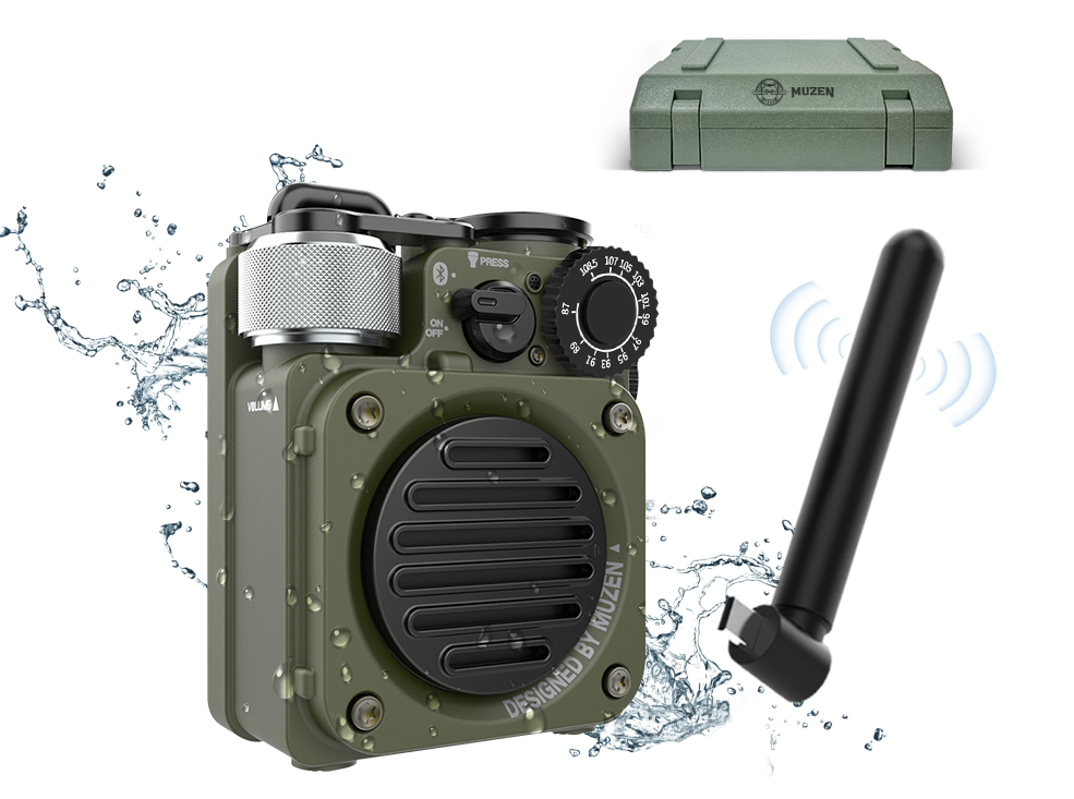 MUZEN Wild Mini 3.0 Outdoor Portable Bluetooth Speaker | Muzen Audio