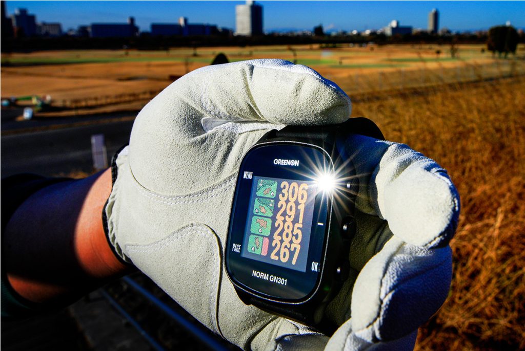 プレゼント】グリーンの傾斜も表示! 高機能GPS距離計 グリーンオン