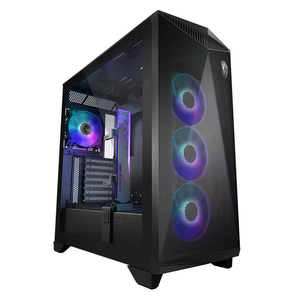 MSI MPG GUNGNIR 300R Airflow Black ATX PC Gaming Case | Powered by