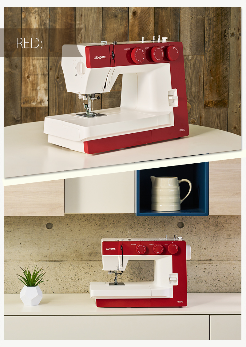 ジャノメ 垂直半回転釜仕様 電動ミシン1522BL | ミシン通販・修理