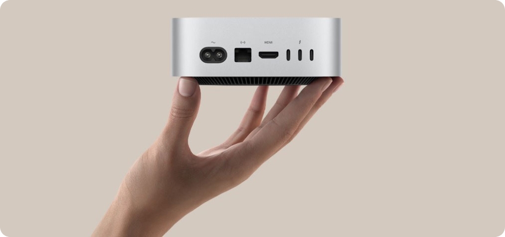 Apple Mac mini, M4, 16RAM, 512Gb, 10CPU/10GPU, Silver (MU9E3) 2024