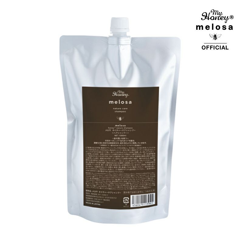 MYHONEY melosaメロサ ネイチャーケアシャンプー1000ml/ ご自宅用簡易