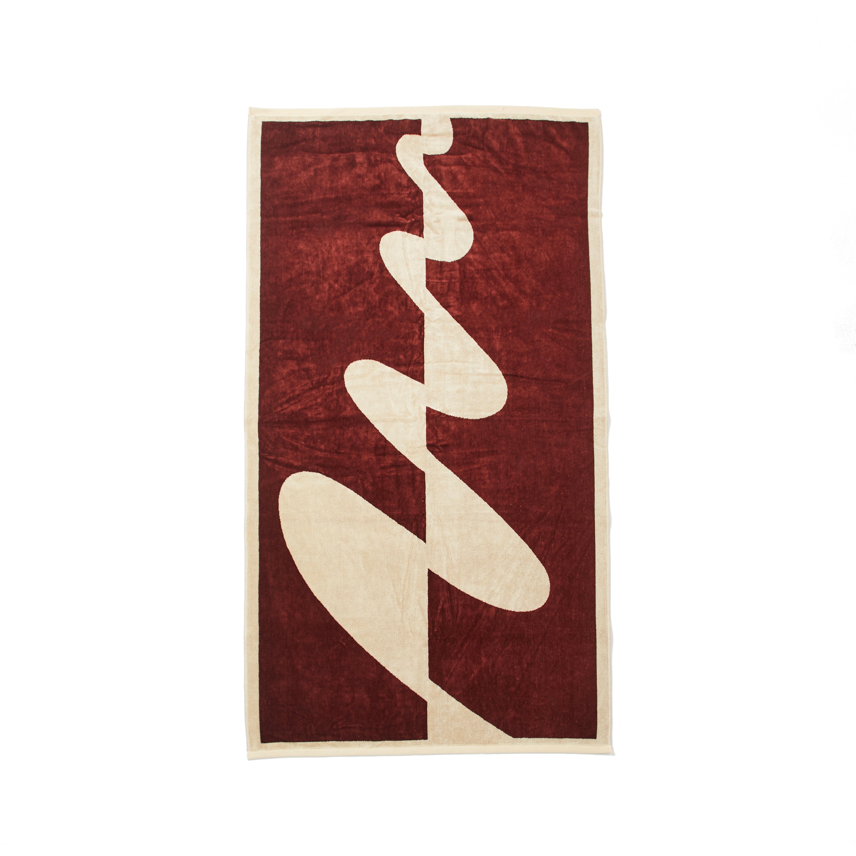 TOWEL BLANKET : I am new wave / wine red – MYTONE