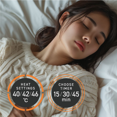 カラダ整う”ゆらぎ温熱”で悩みフリーの毎日へ。温熱ボディウォーマー