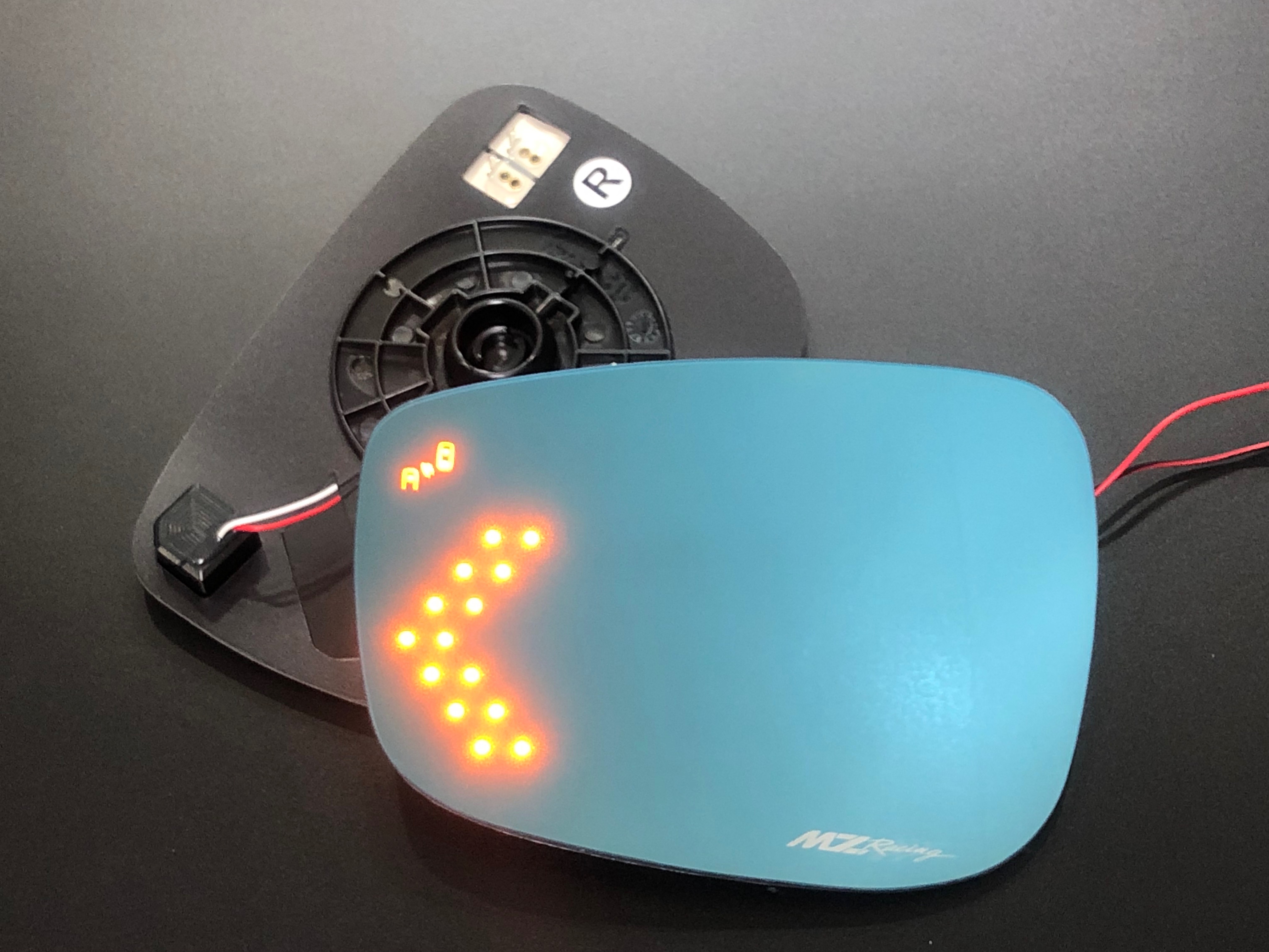 MZRacingマルチファンクションLED ブルーミラー CX-8(KG).CX-5(KF