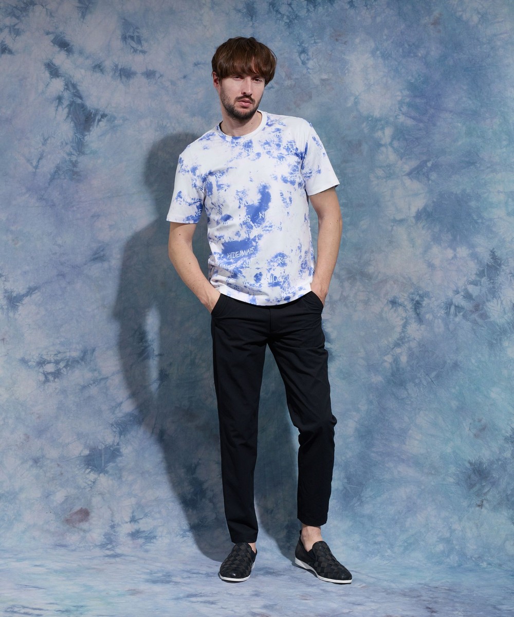 WEB限定】ムラ柄ロゴプリント半袖Tシャツ｜Tシャツ｜ニコル公式通販