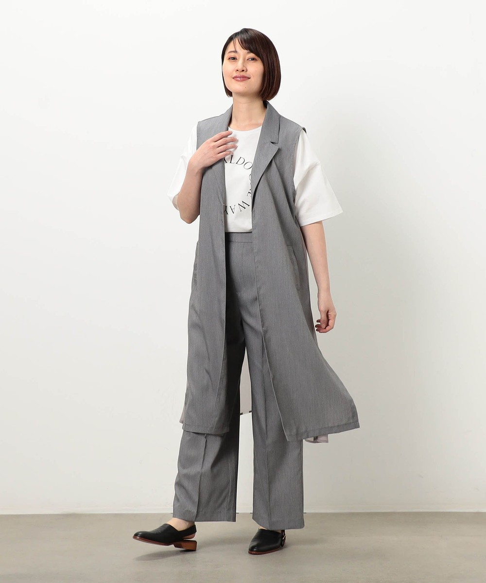 WALDO】ジョーゼット切り替えジレ｜ベスト｜ニコル公式通販サイト