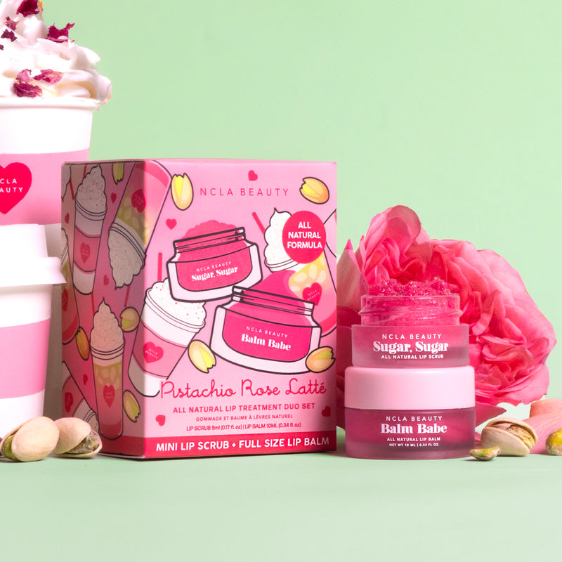 Pistachio Rose Latte Valentine's Day Lip Care Set – NCLA Beauty