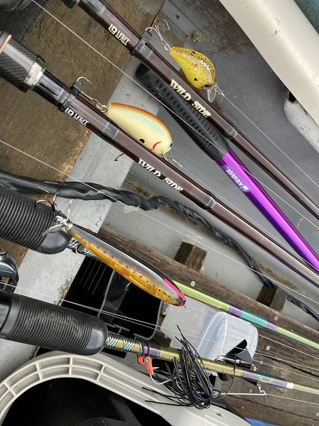 スペルバウンドコアSCC-610H-STを軸に攻略！？した初夏の亀山湖（大雨