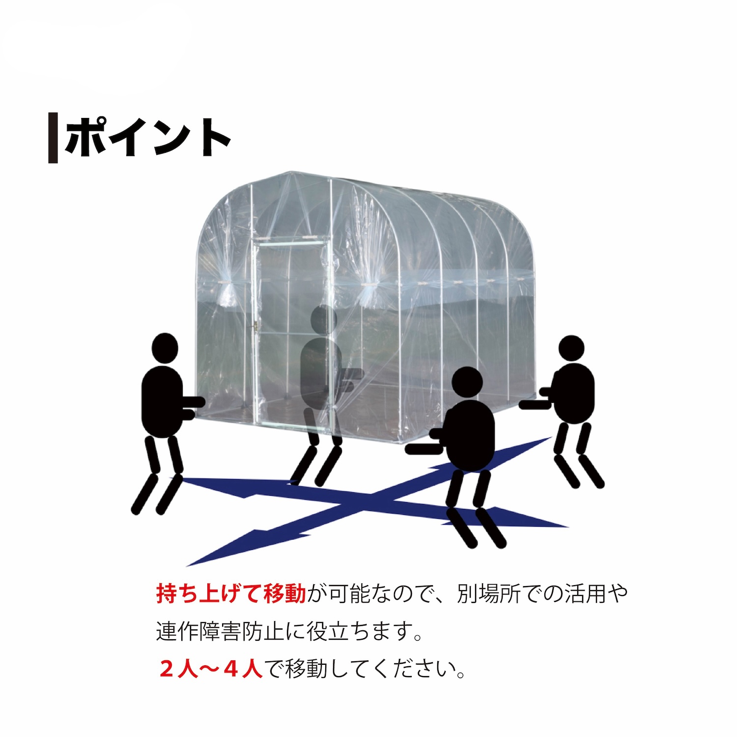 移動式菜園ハウス BH-2227｜南榮工業株式会社