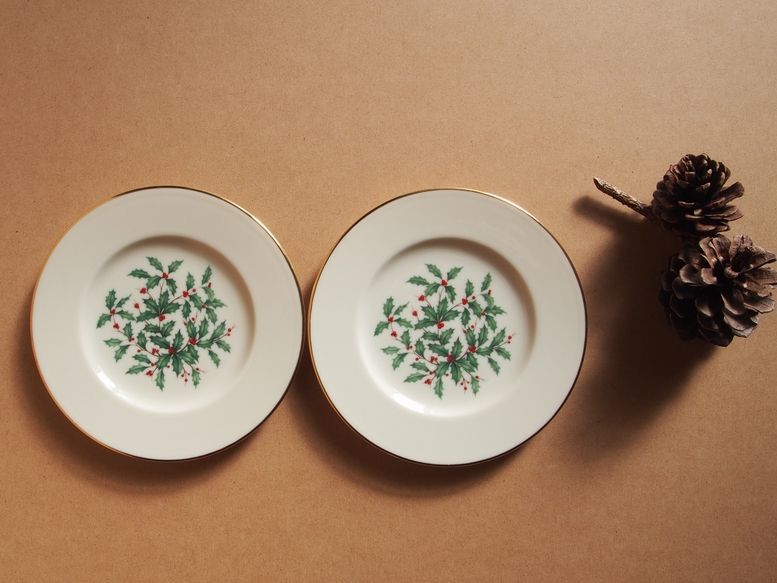 SHOP偶然と必然の間 レノックスUSA製 プレート 16cm 2枚組