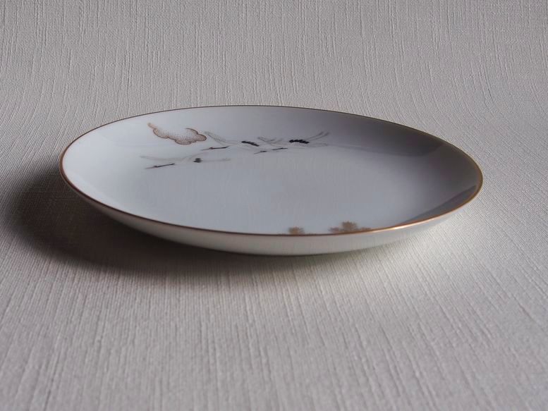 SHOP 偶然と必然の間 深川製磁 銘々皿 鶴 松
