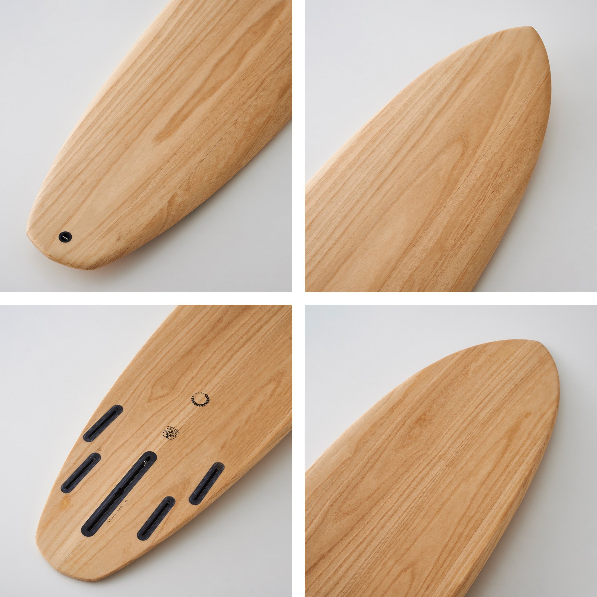 nanazero公式】WOOD SKIN サーフボード ミッドレングス MID08 クアッド