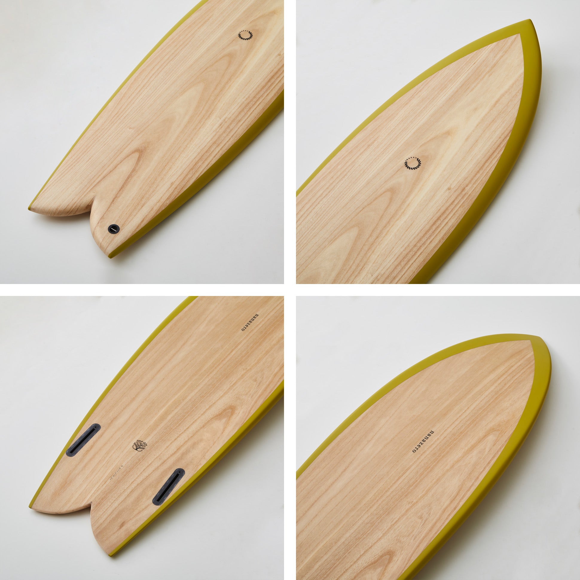 nanazero公式】WOOD SKIN サーフボード フィッシュ II パフォーマンス