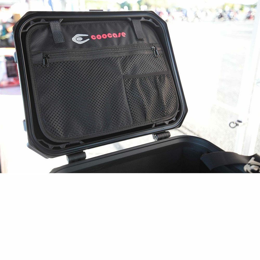 COOCASE（クーケース）Q3/65L ADJバックレスト アルミトップケース