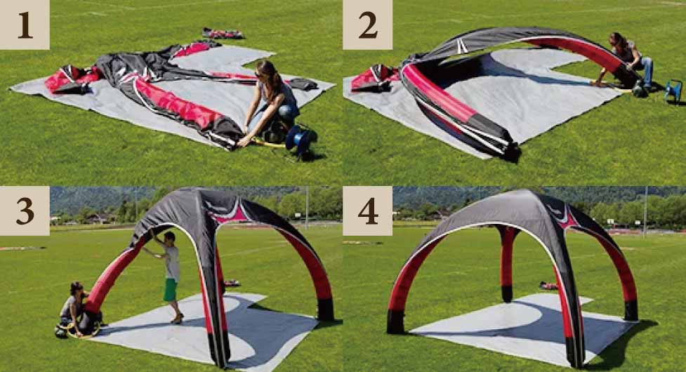 イベントテント】エアーフレームのデザインテント「XGLOO」｜テント