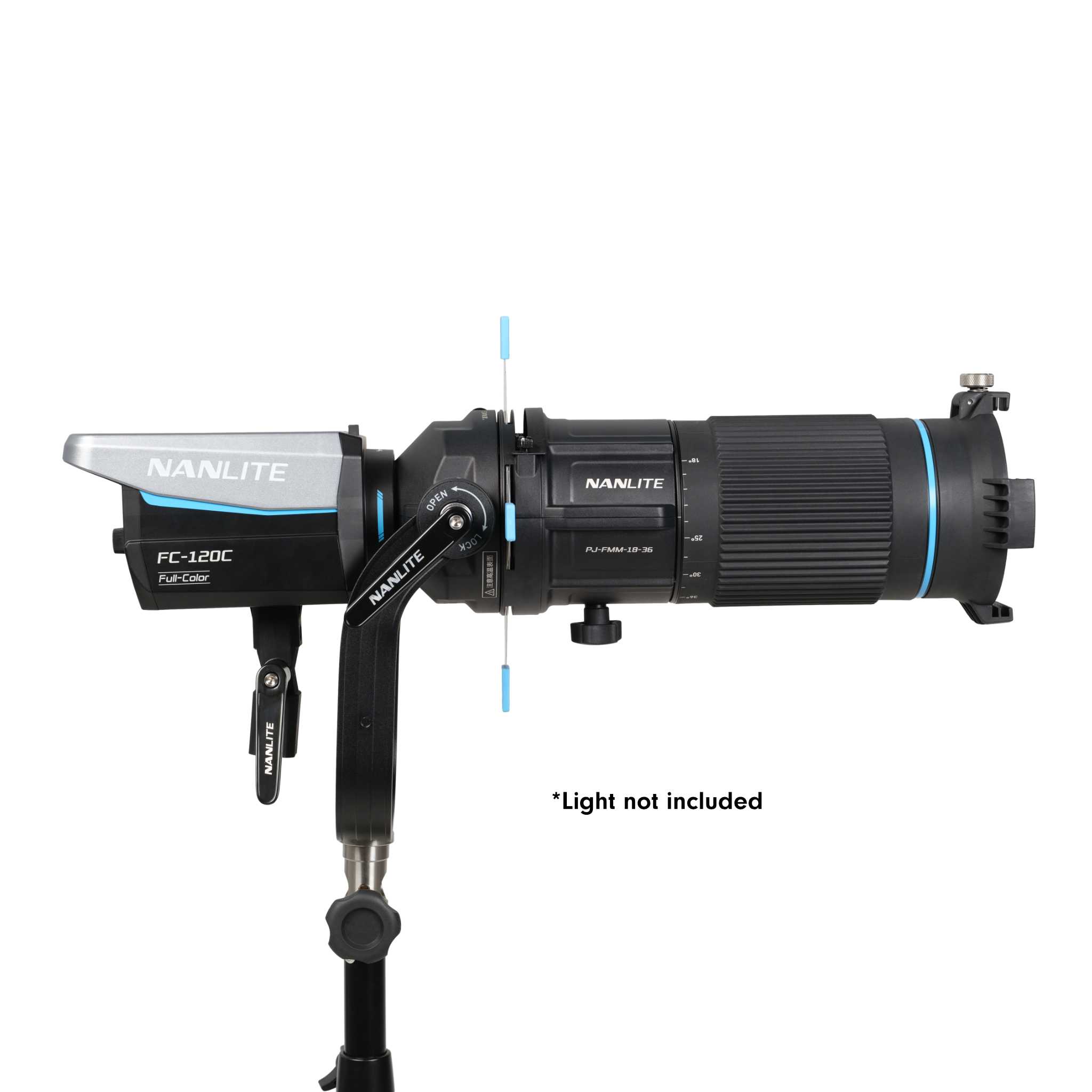 PJ-FMM-18-36 FM Mount Zoom Projection Attachment | Nanlite