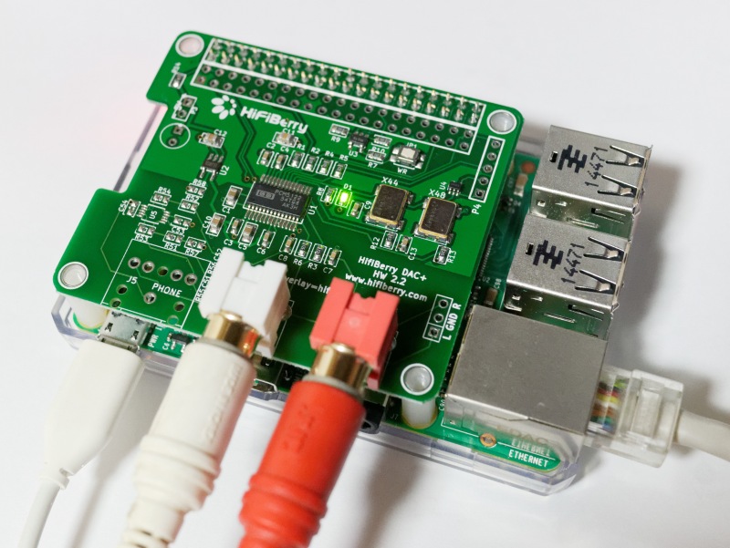 HiFiBerry DAC+ PROを買って使ってみた - nabeの雑記帳