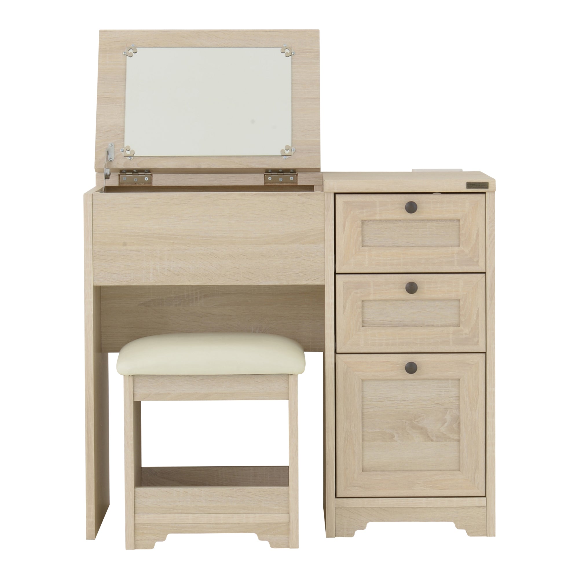 ANRI（アンリ） デスクドレッサー 80cm幅 3色展開 – 鍋・フライパン