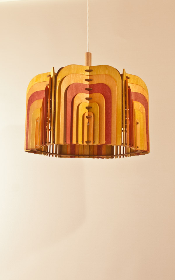 ナカオランプ 木製 ハンドメイド 照明 ペンダントライト NRH-1402 配色