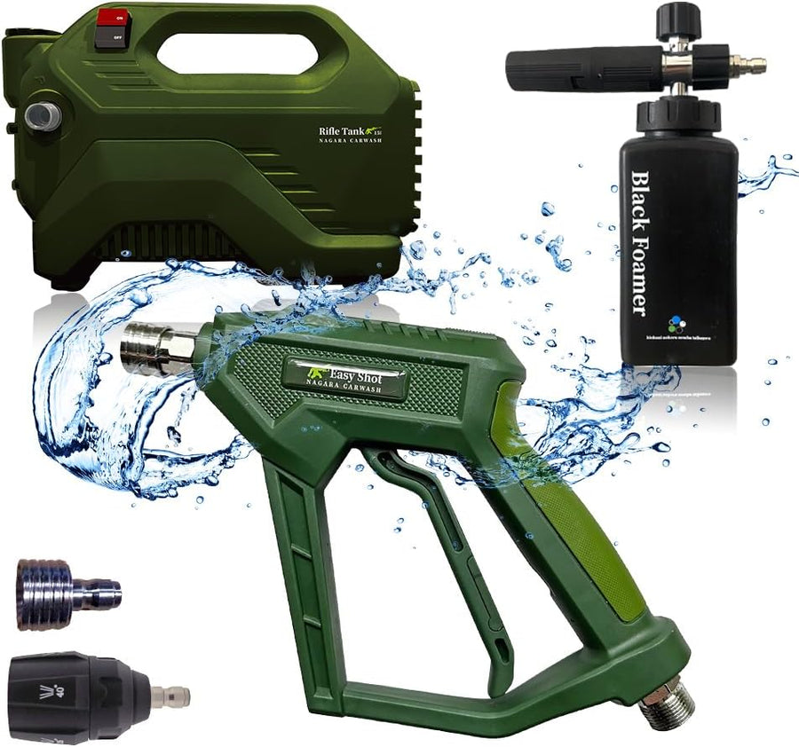 イージーショット×ライフルタンクセット『軽さに特化させた高圧洗浄機