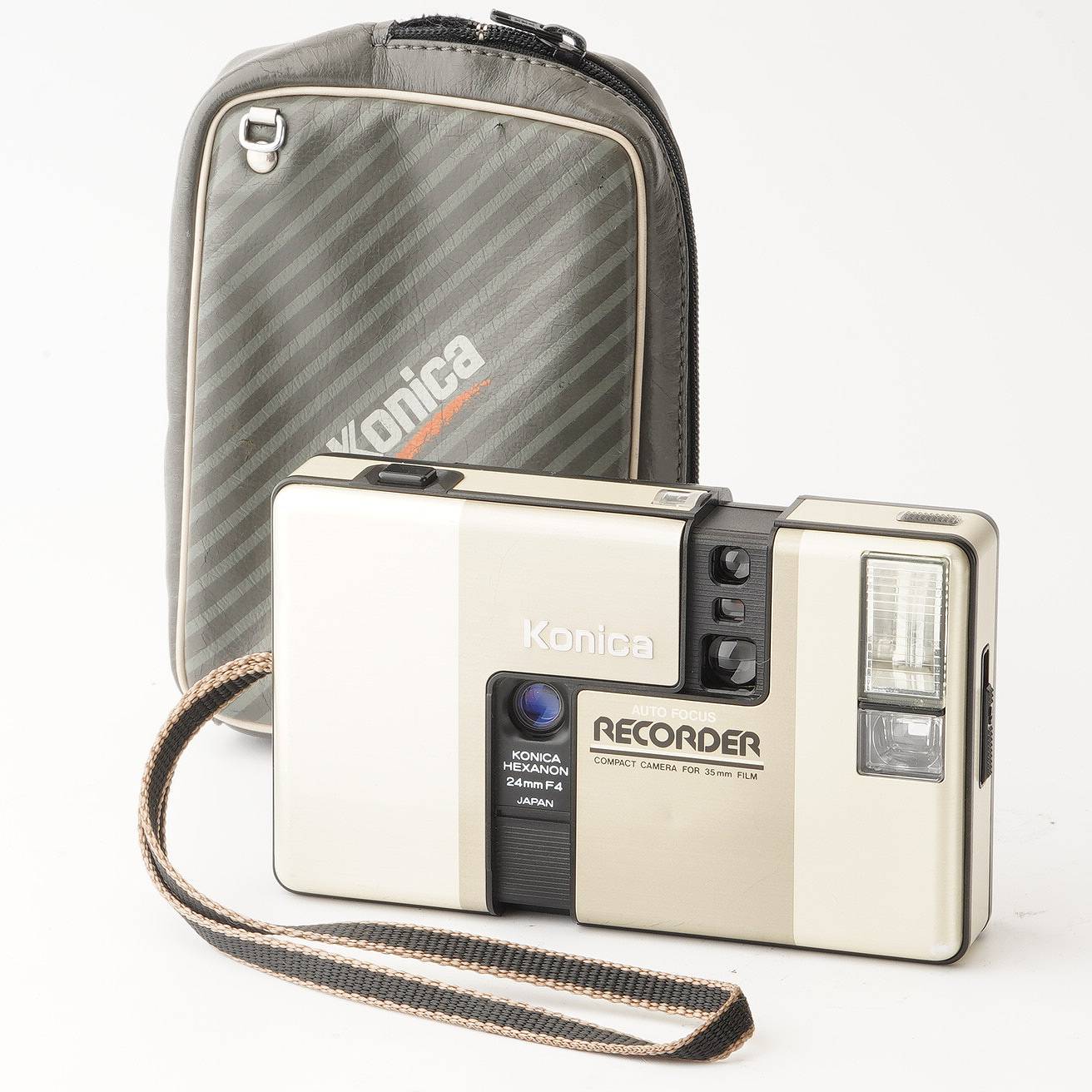 希少☆KONICA/コニカRECORDER DD24㎜F4ソフトケース純正外箱付 希少