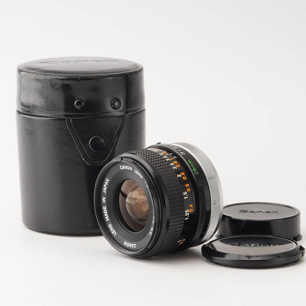 キヤノン Canon FD 28mm F2.8 S.C. – Natural Camera / ナチュラルカメラ