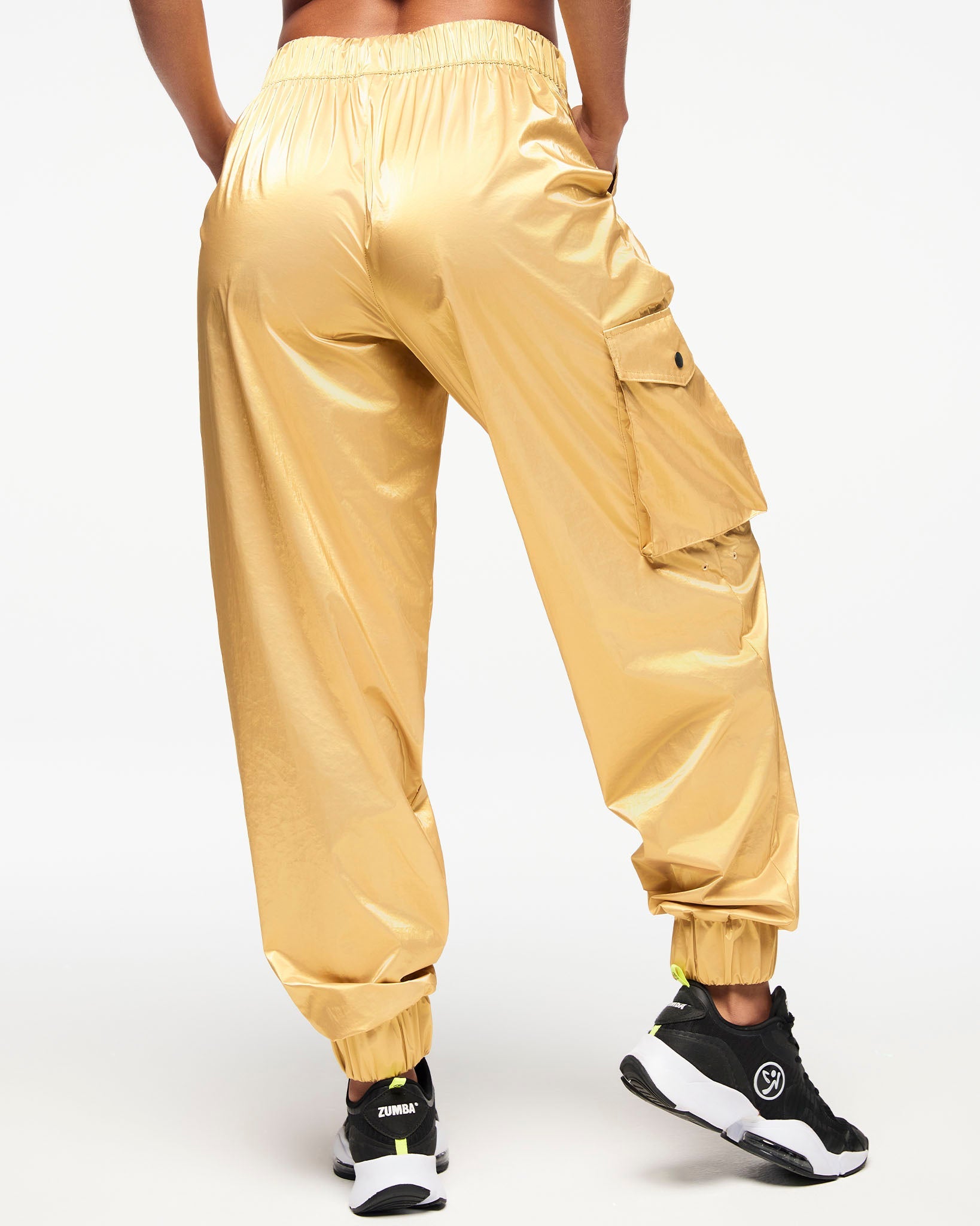 Zumba Runway Cargo Track Pants - Gold / Silver Z1B000501 – Natysports