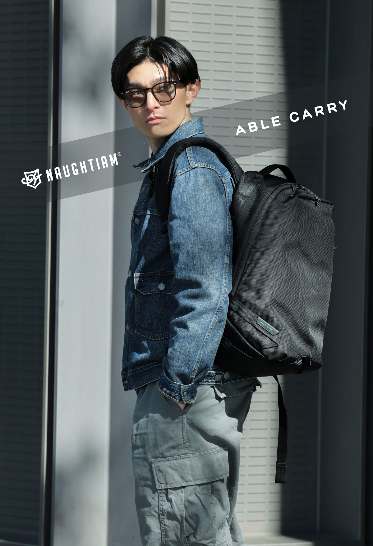 デキる男の為のバックパック！Able Carry × NAUGHTIAM 限定モデル登場