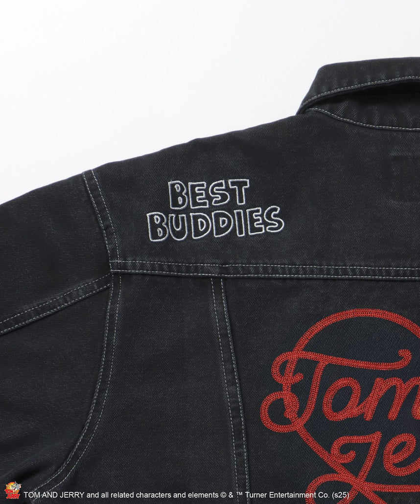 SEQUENZ（シークエンズ）】TJ CHAIN EMB.DENIM JACKET / オーバー