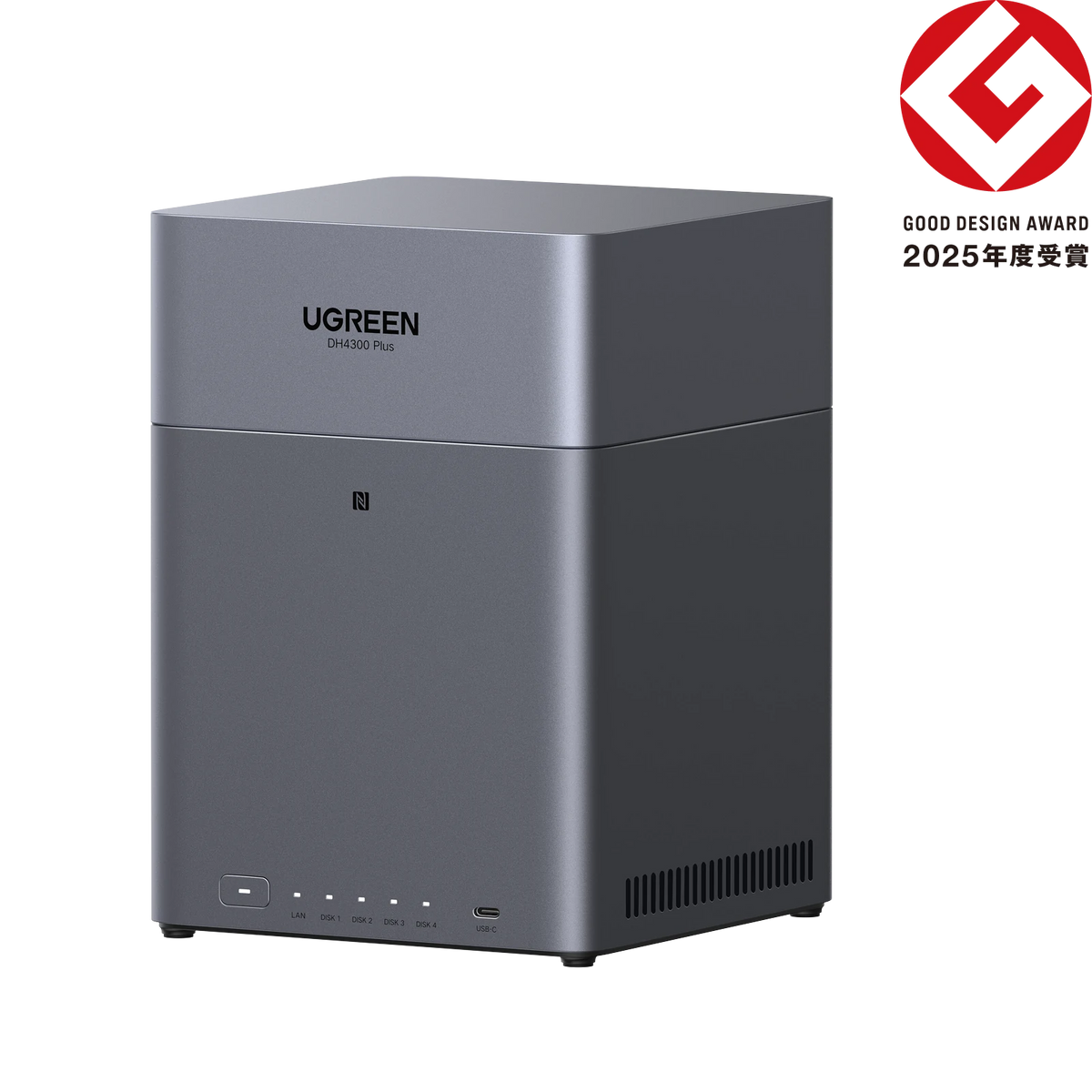 UGREEN DH4300 Plus NAS ストレージ 120TB – 家庭の思い出をAIで整理
