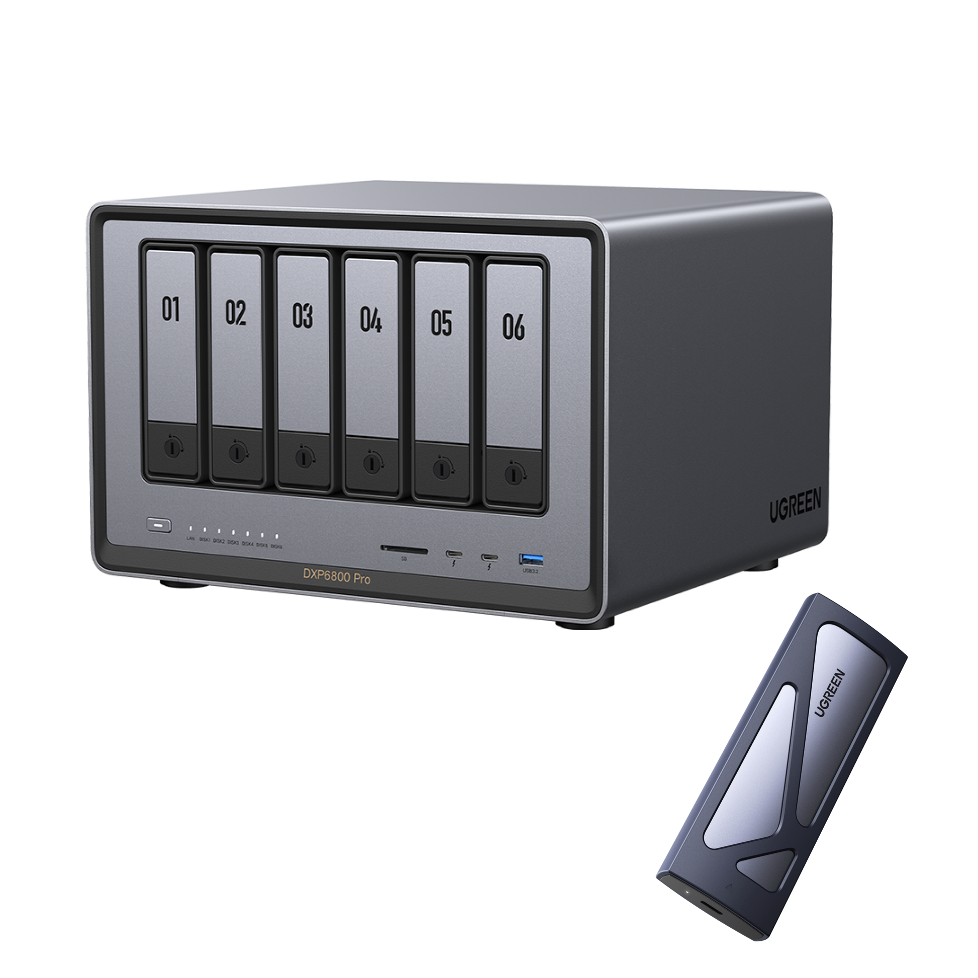 UGREEN 6ベイ NAS｜最大196TB & 30日間の安心お試し