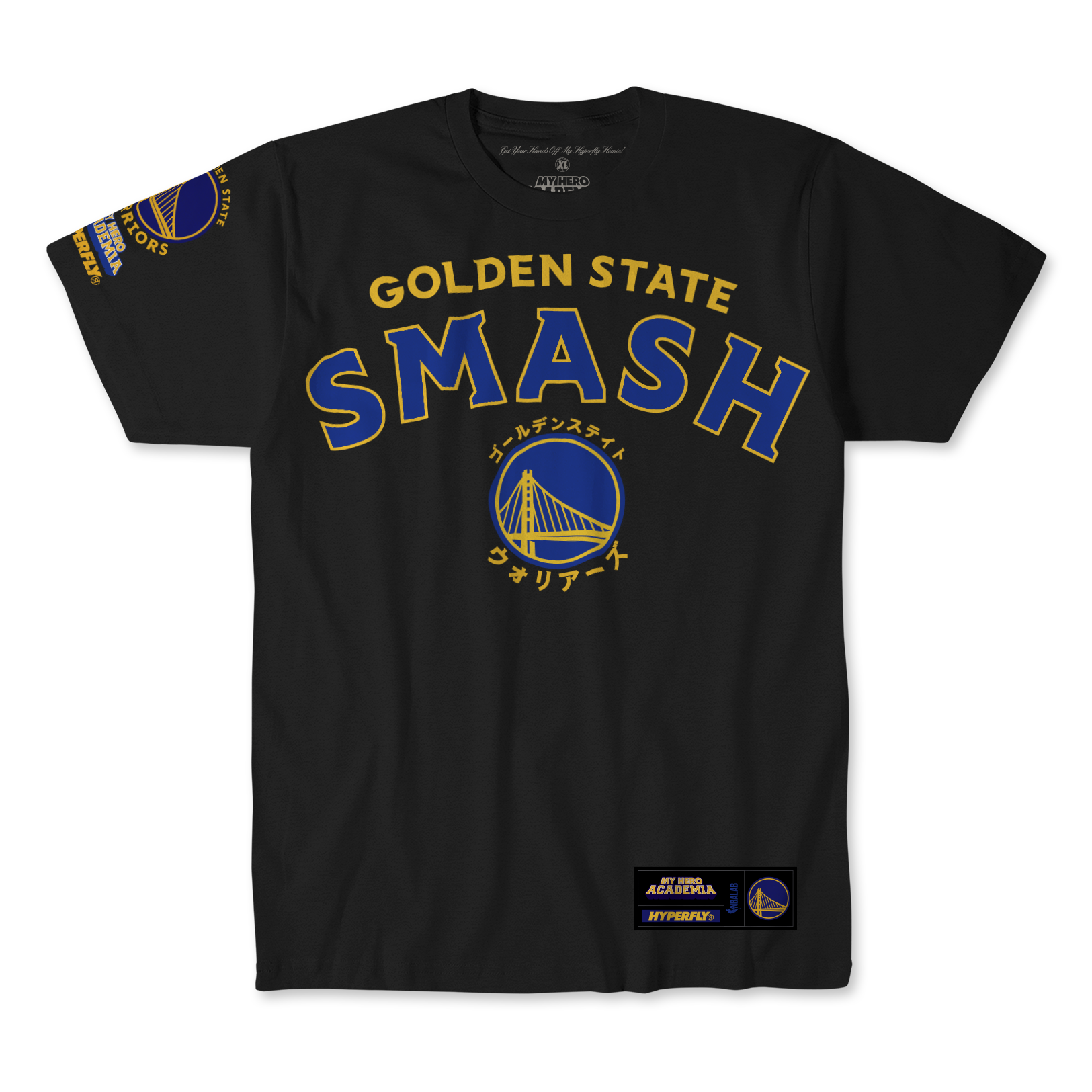 NBALAB X HYPERFLY GOLDEN STATE WARRIORS ALL MIGHT T-SHIRT