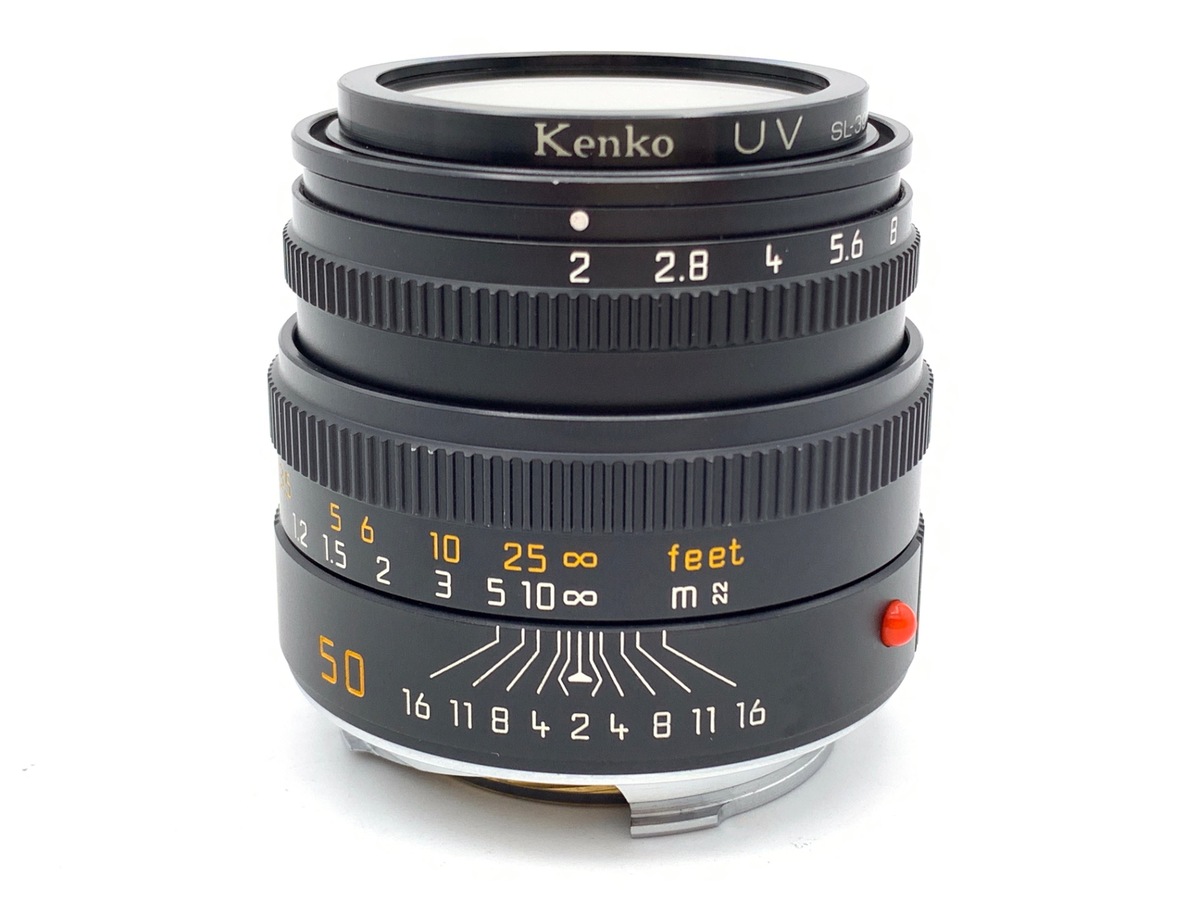 中古：B(並品)】ライカ ズミクロンM 50mm F2 フード内蔵 ブラック
