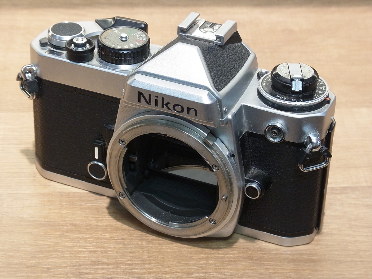 中古：C(やや難あり)】ニコン FE ボディ シルバー | 2445230029700